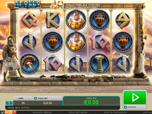 Игровой автомат Apollo God of the Sun - крупные победы в онлайн казино Вулкан Гранд