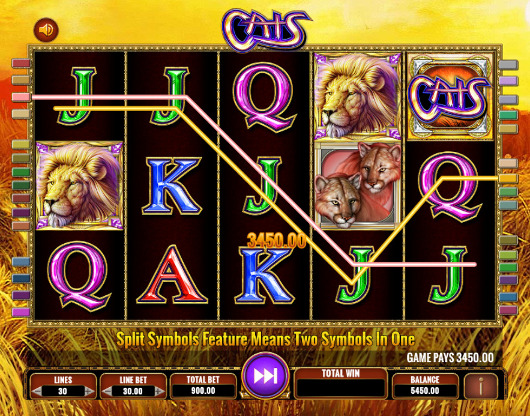 Игровой автомат Cats - получай постоянные бонусы казино Вулкан Платинум