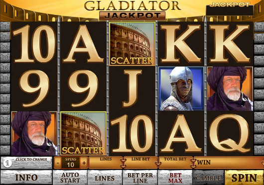 Игровой автомат Gladiator - воин живёт в каждом из нас