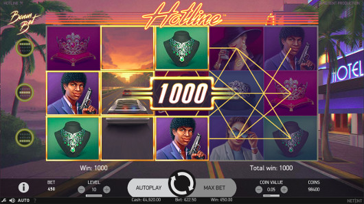 Игровой автомат Hotline - играть в казино Чемпион онлайн