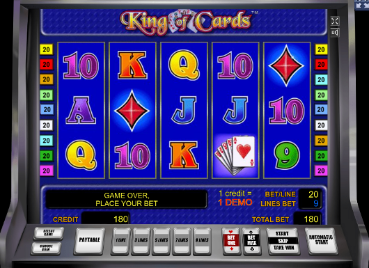 Игровой автомат King of Cards - загадка карточного короля в казино Фреш