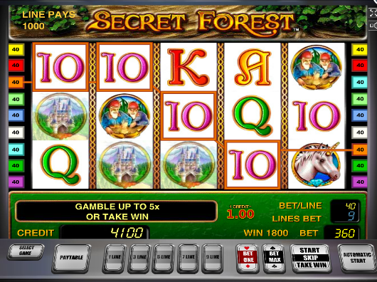 Игровой автомат Secret Forest - заработай по крупному только в казино Джойказино
