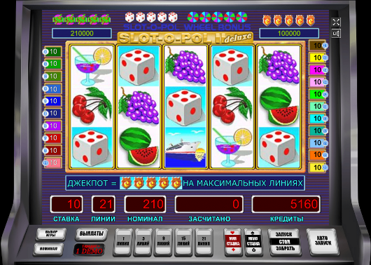 Игровой автомат Slot-o-Pol Deluxe - эксклюзивный слот на игровой клуб Вулкан
