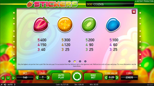 Игровой автомат Stickers - в казино Плей Фортуна выиграй по крупному в слоты от НетЕнт