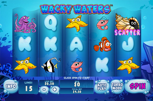 Игровой автомат Wacky Waters - красота подводного мира