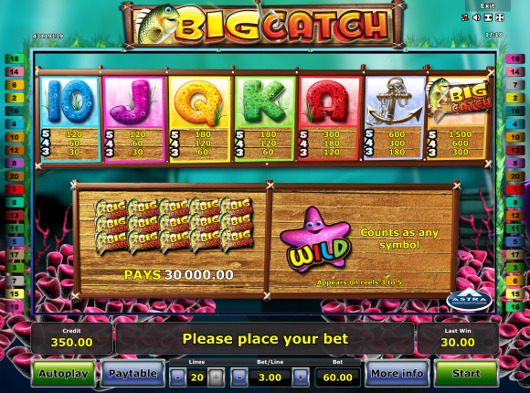 Игровой слот Big Catch - играй в платные игровые автоматы Джойказино