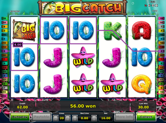Игровой слот Big Catch - играй в платные игровые автоматы Джойказино