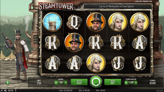 Побеждай в щедром автомате Steam Tower в казино Джойказино - официальный сайт клуба