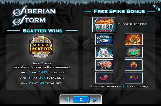 Получай солидные выигрыши в автомате Siberian Storm в онлайн клуб Вулкан Старс