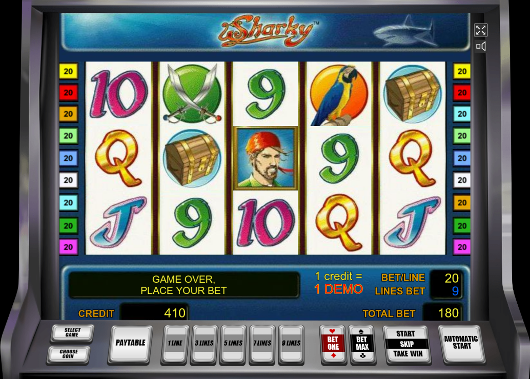 Щедрый игровой аппарат Sharky - играть онлайн в казино Вулкан Россия