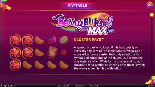 В игровые автоматы Вулкан Старс от НетЕнт играть, выиграй в слоте Berryburst Max